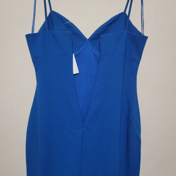 Likely Christiana Slip Gown Dress Flounce Hem Dress - Picture 6 of 7